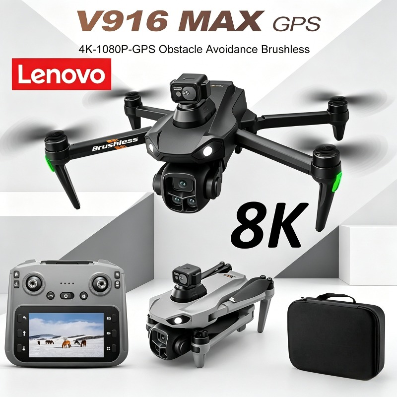 Drone E88Pro Rc 4K - Profesjonalny dron Lenovo V916MAX 8K HD