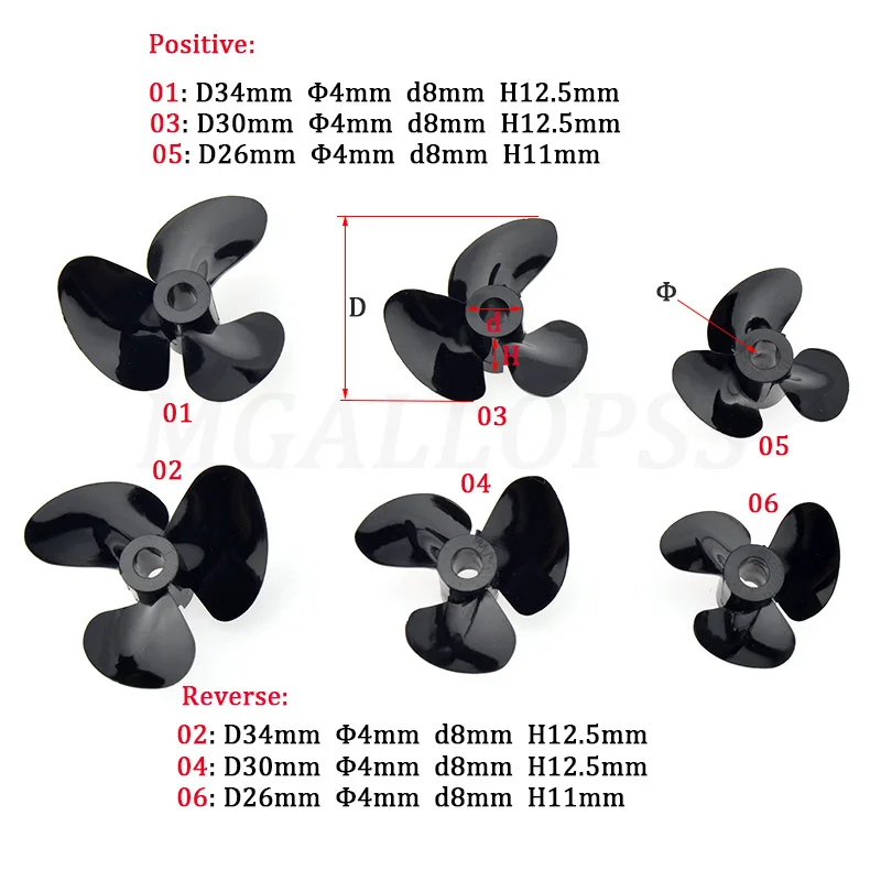 Propeller Balancer Tool - 1 SZT. (Pozitwny/Rezervuarny) 3-łopatowa Plastikowa Śruba
