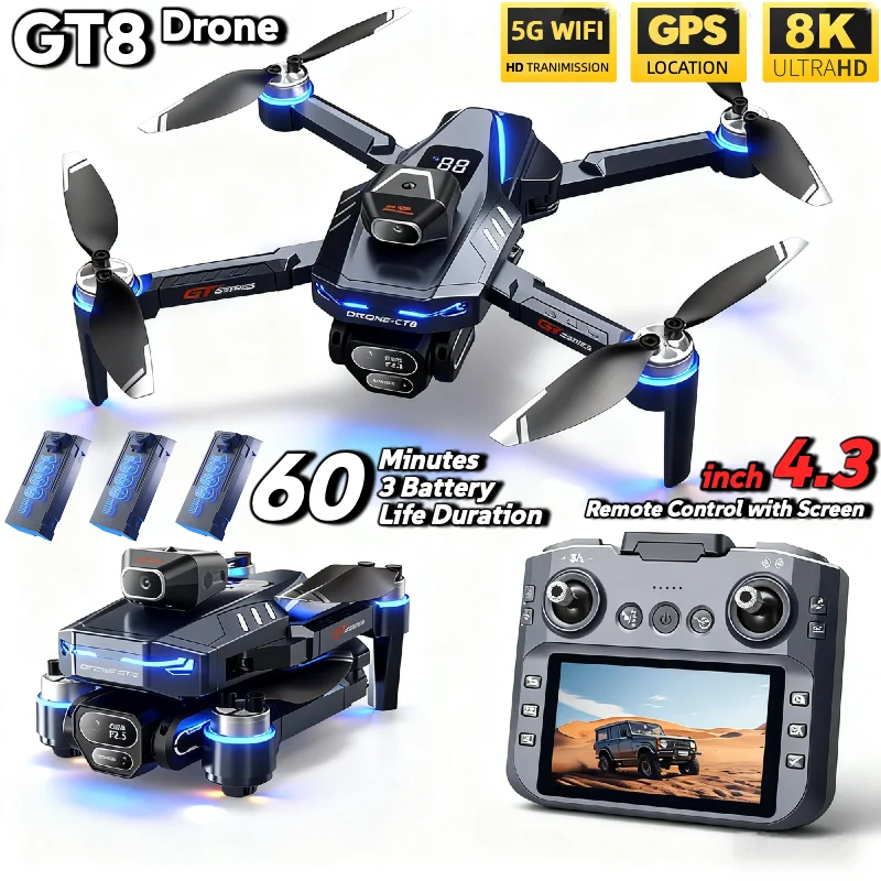 Drone Rc Folding - GORĄCY Nowy Dron LSRC GT8 4K