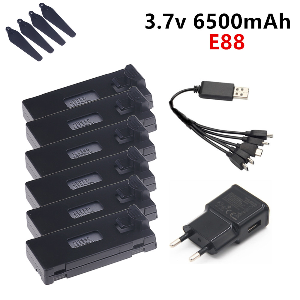 Drone E88 Rc Quadcopter - Akumulator Lipo 3.7V 6500mAh do E88