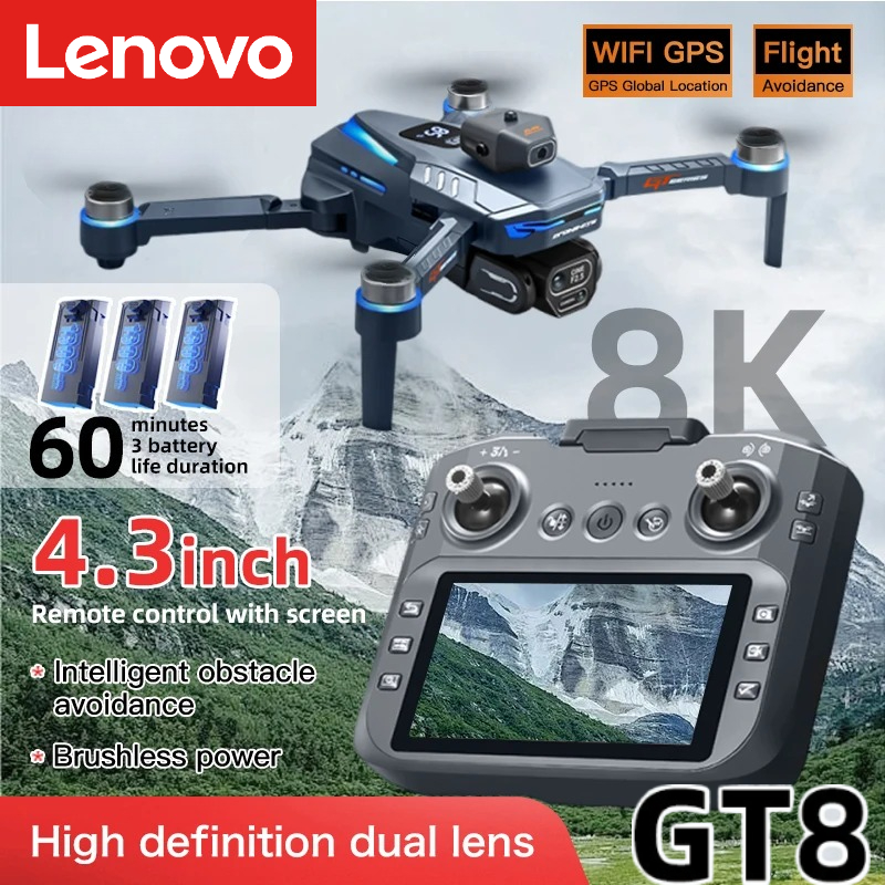 Drone E88Pro Rc 4K - Dron Lenovo GT8 8K Profesjonalny z