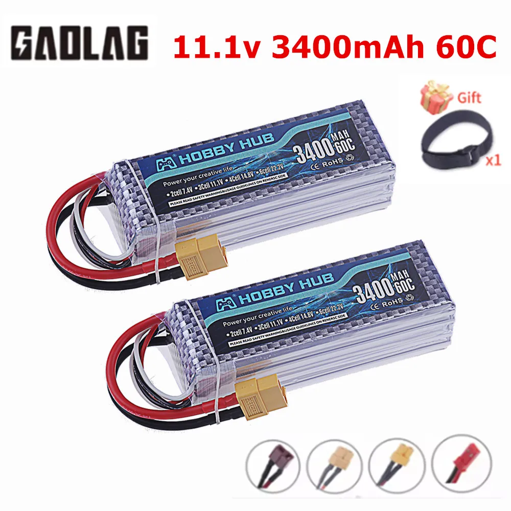 Drone Rc Truck - Akumulator Lipo 3S 11.1V 3400mAh 60C