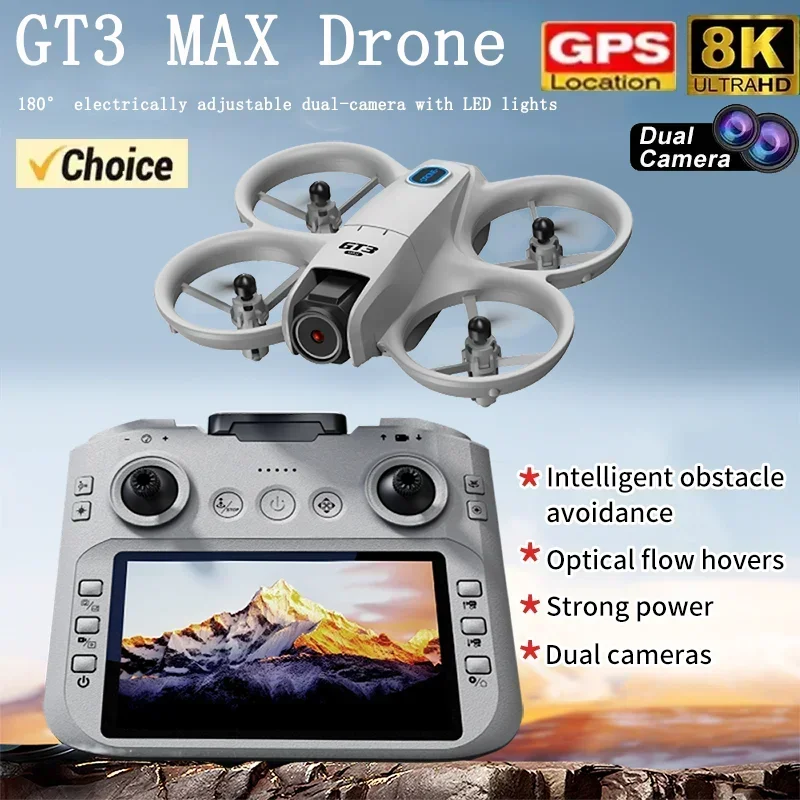 Drone E88Pro Rc 4K - 2026 NOWY GT3 Mini z LED,