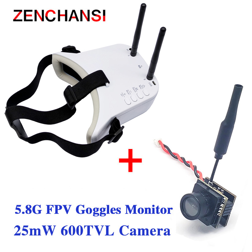 Fpv Goggles Headset - 5.8G 48CH Podwójne anteny Gogle FPV