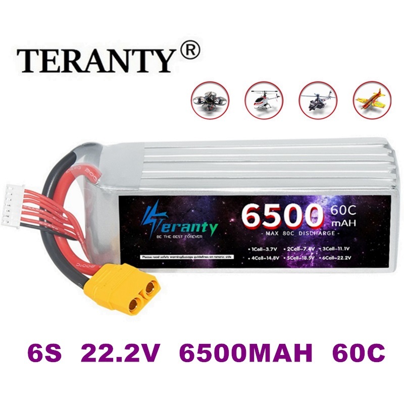 Drone Rc Truck - TERANTY 6S 22.2V Bateria Lipo 6500mAh