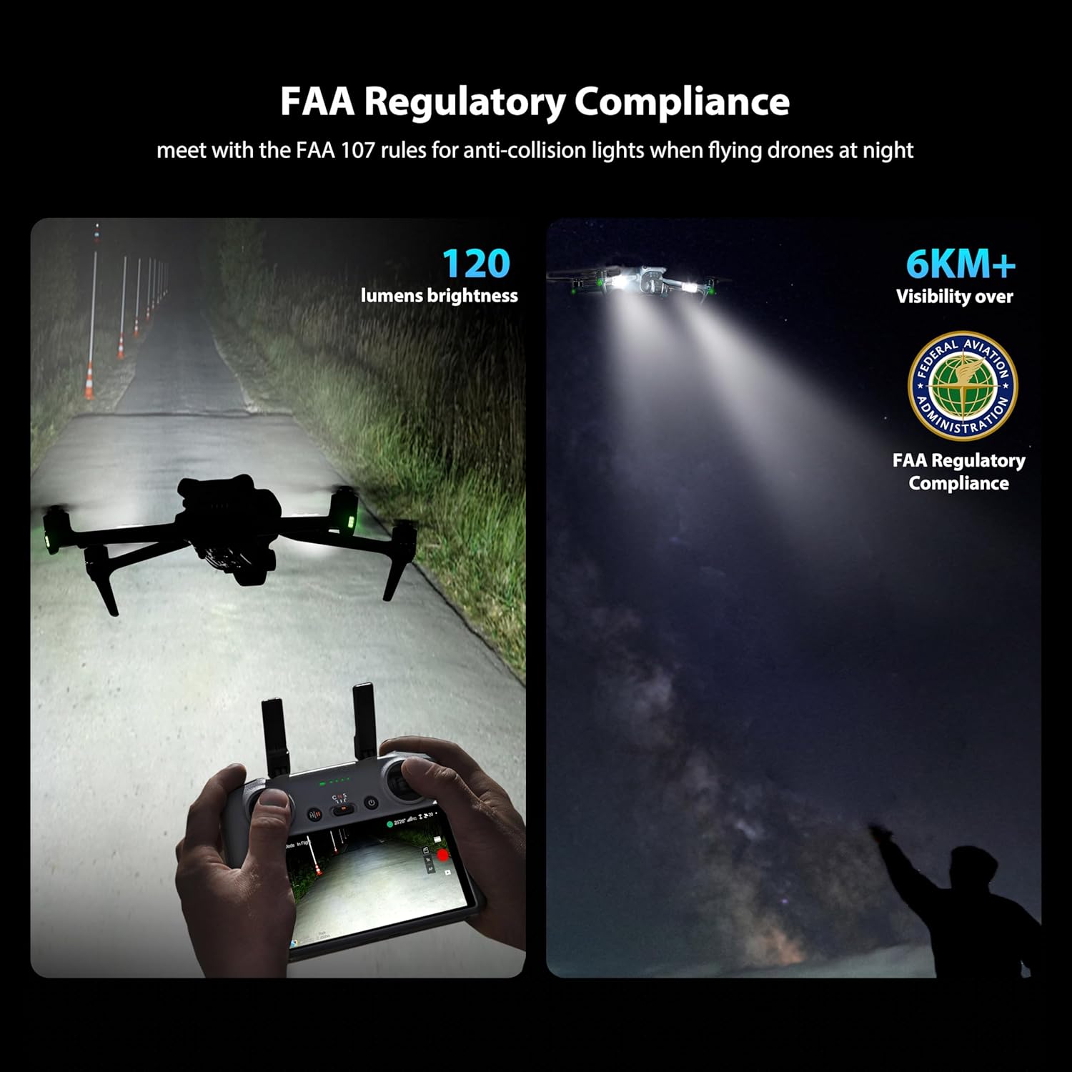Światło stroboskopowe STARTRC  – Drone Dji Rc Pro recenzja i cena