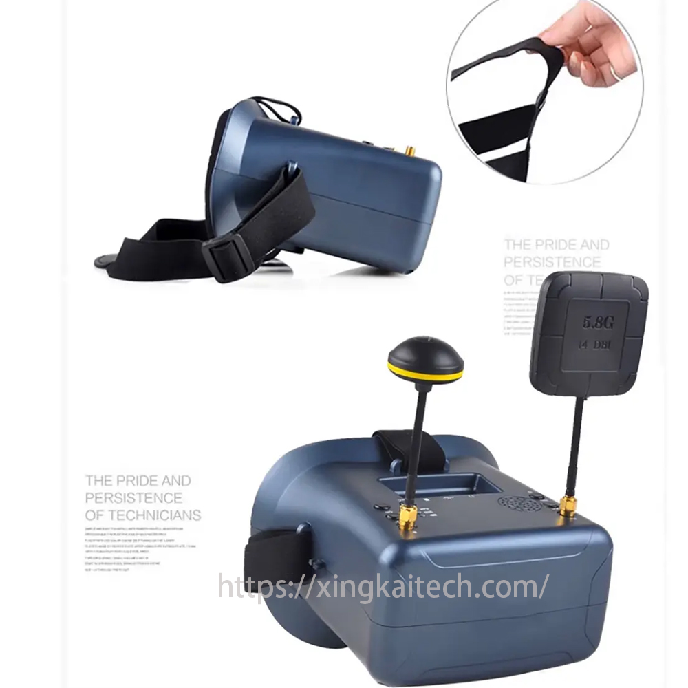 Okulary FPV do dronów 5.8G 40C – Fpv Goggles Headset recenzja i cena