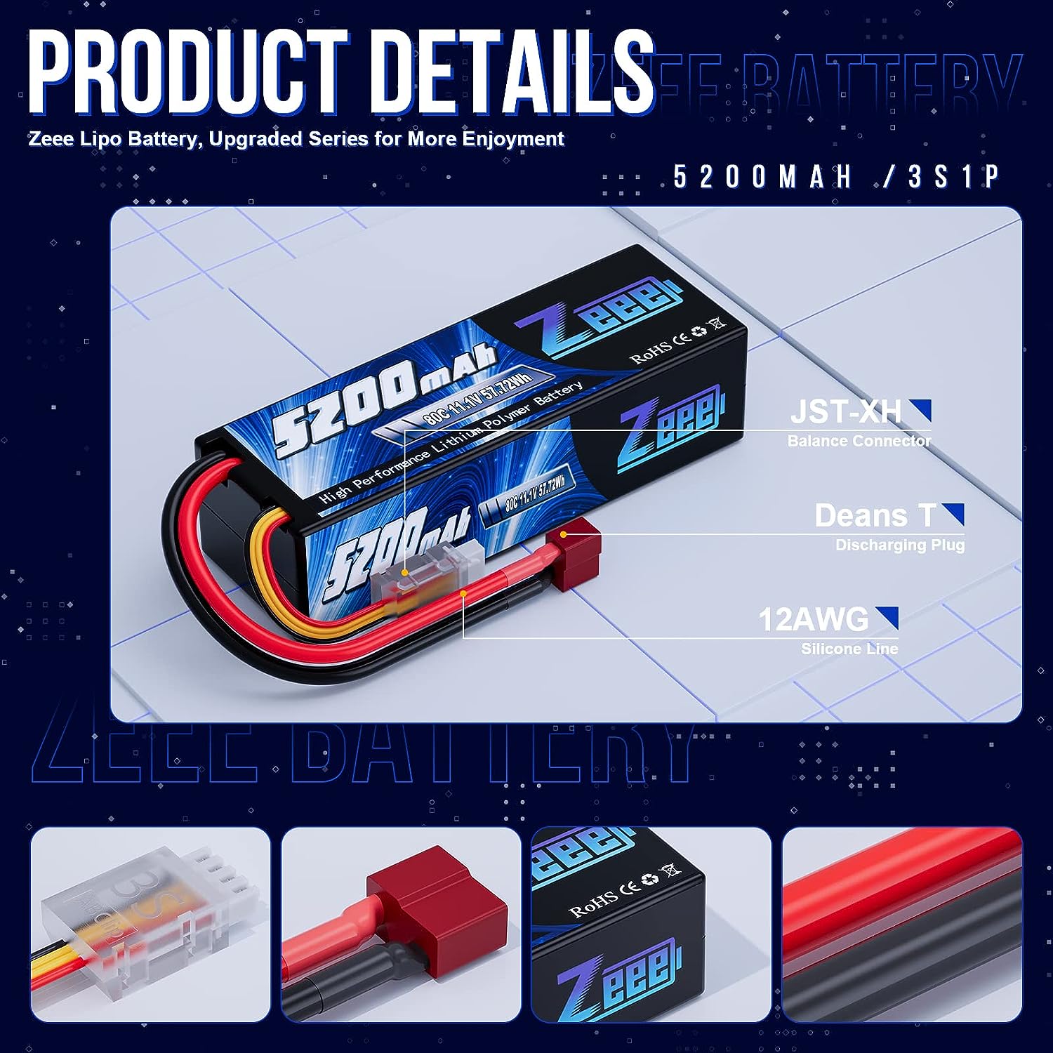 1/2szt Zeee 3S 5200mAh Lipo Ba – Drone Rc Truck recenzja i cena