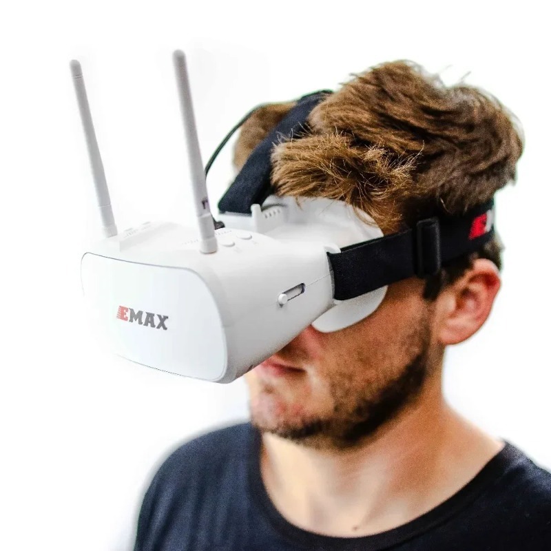 Okulary FPV Emax 5.8G 48CH Tin – Fpv Goggles Headset recenzja i cena