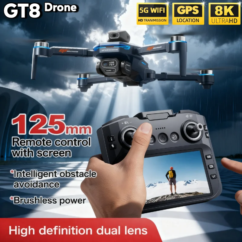 GORĄCY Nowy Dron LSRC GT8 4K P – Drone Rc Folding recenzja i cena