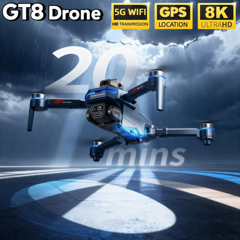 GORĄCY Nowy Dron LSRC GT8 4K P – Drone Rc Folding recenzja i cena