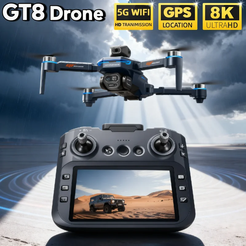GORĄCY Nowy Dron LSRC GT8 4K P – Drone Rc Folding recenzja i cena
