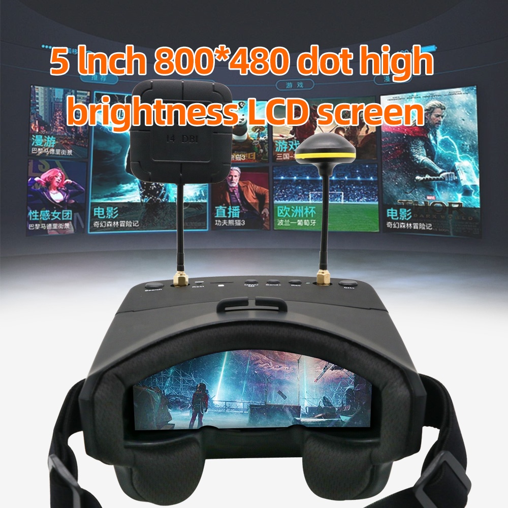 Okulary FPV EV800D 5.8G 40CH 5 – Fpv Goggles Headset recenzja i cena