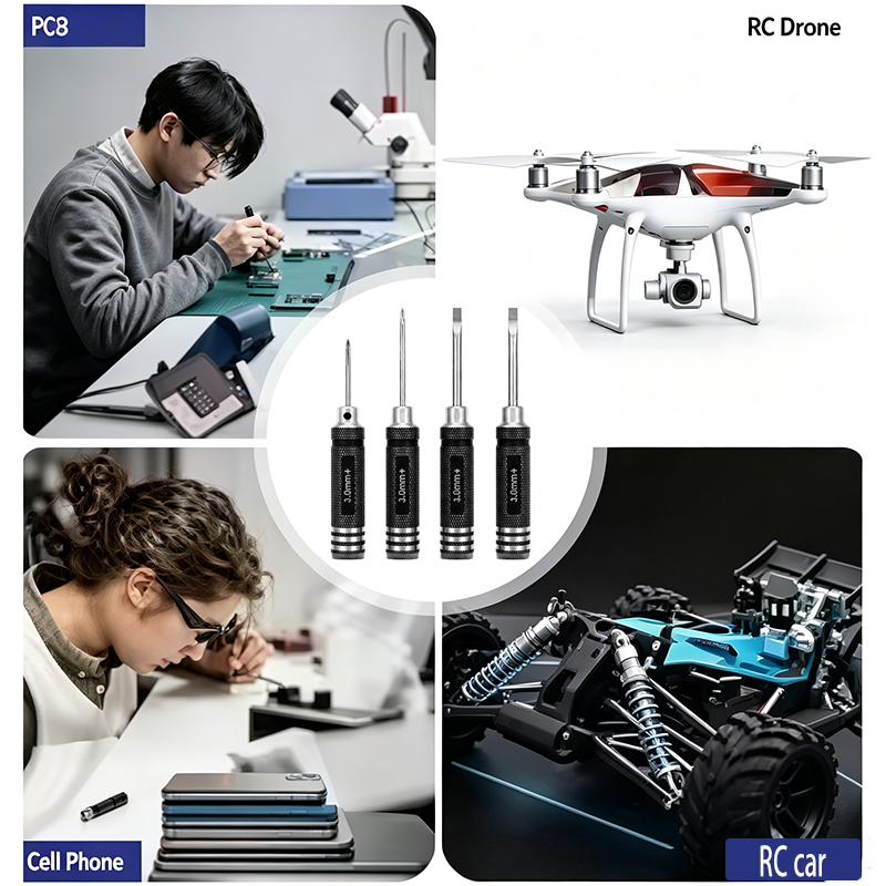 4 szt. wkrętaków płaskich i kr – Drone Rc Truck recenzja i cena