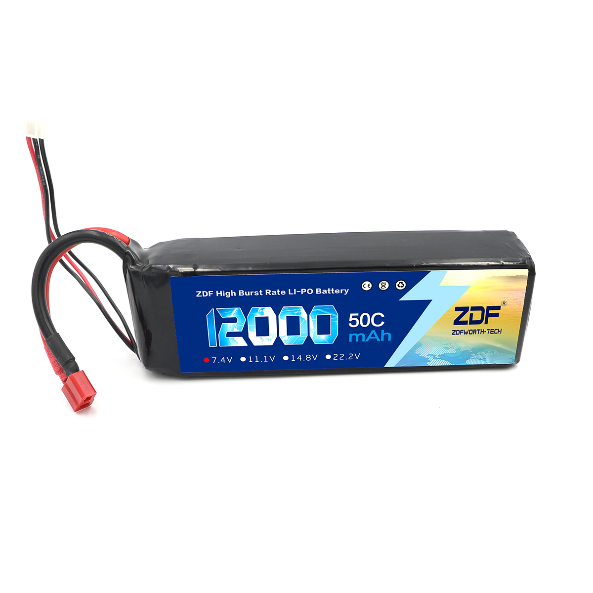 Akumulator Lipo ZDF 7.4V 12000 – Drone Rc Truck recenzja i cena