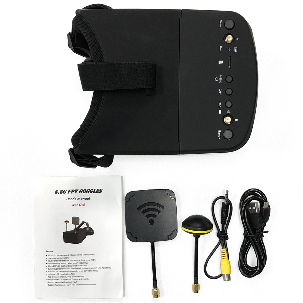 Okulary FPV 9IMOD LS-800D 5.8G – Fpv Goggles Headset recenzja i cena