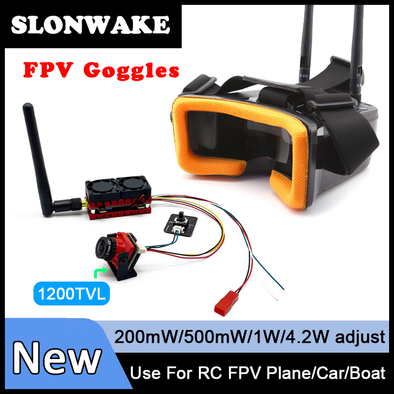 SLONWAKE 5.8G 48CH 4.2W VTX Tr – Fpv Goggles Headset recenzja i cena