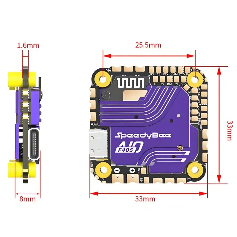 Kontroler lotu SpeedyBee F405  – Drone Rc Quadcopter Controller recenzja i cena