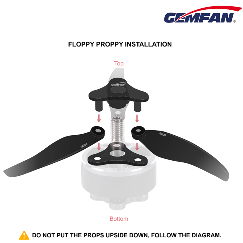 Śmigła składane 5135 Gemfan FL – Drone Rc Folding recenzja i cena