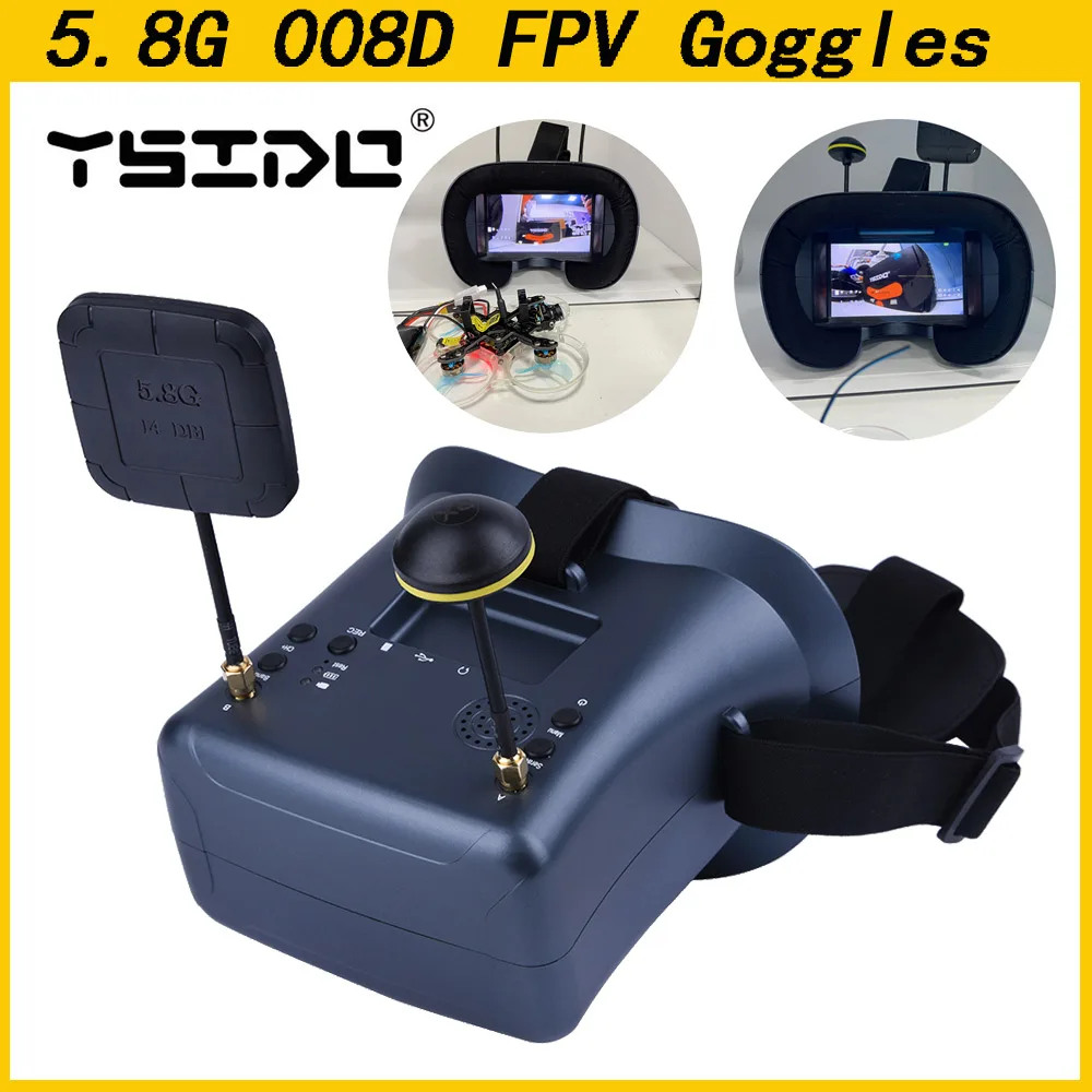 5.8G 40CH 4.3 Inch 800*480 Vid – Fpv Goggles Headset recenzja i cena