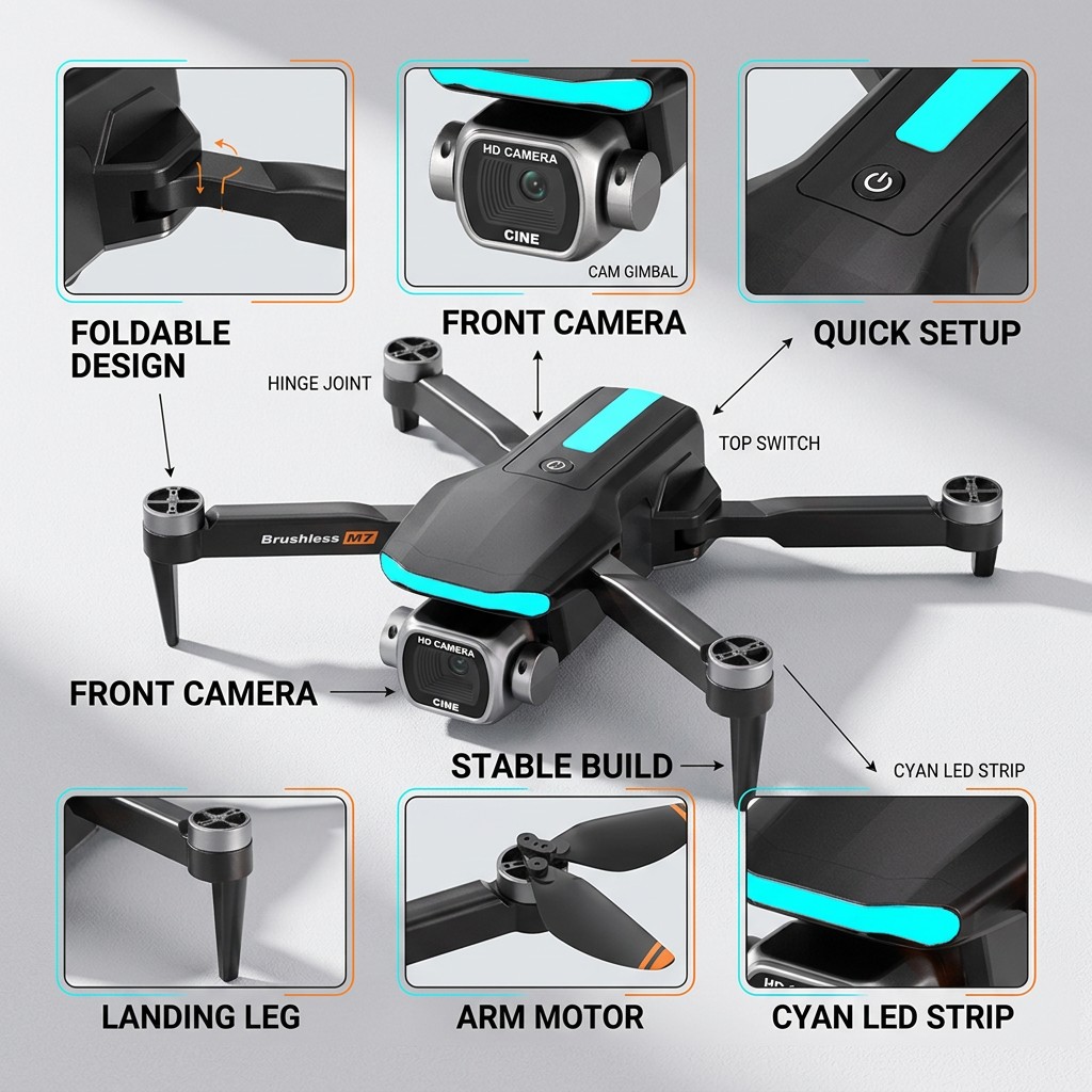 Nowy dron M7 RC Professional z – Drone Dji Rc Mini recenzja i cena