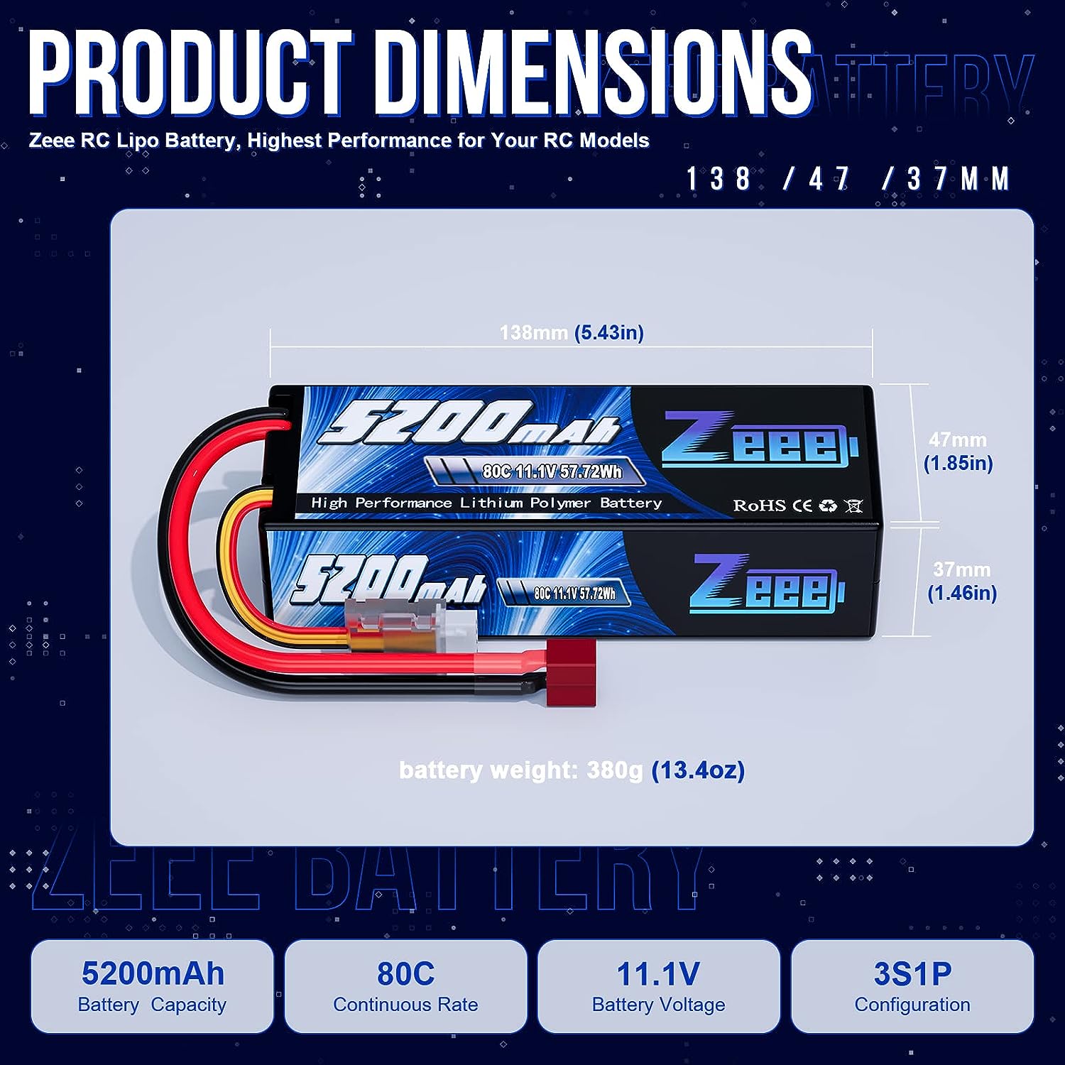 1/2szt Zeee 3S 5200mAh Lipo Ba – Drone Rc Truck recenzja i cena